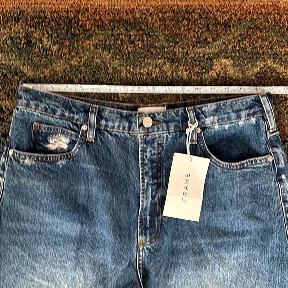 FRAME Le High 'N' Tight Wide-Leg Jeans Size 32 - Picture 3 of 11